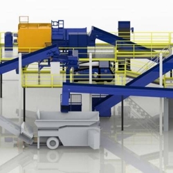 Automated sorting line for aluminum wheel discs